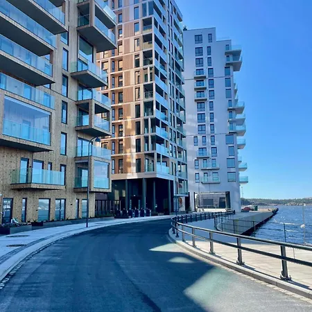 Appartement Lovely Corner 4bdr With Sea Views In Kanalbyen Kristiansand