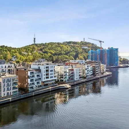 Appartement Lovely Corner 4bdr With Sea Views In Kanalbyen *